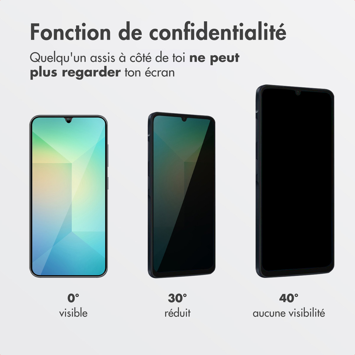 Accezz Gehard Glas Privacy Screenprotector + Applicator Samsung Galaxy A16 (4G/5G) / A17 (5G) - Afbeelding 4