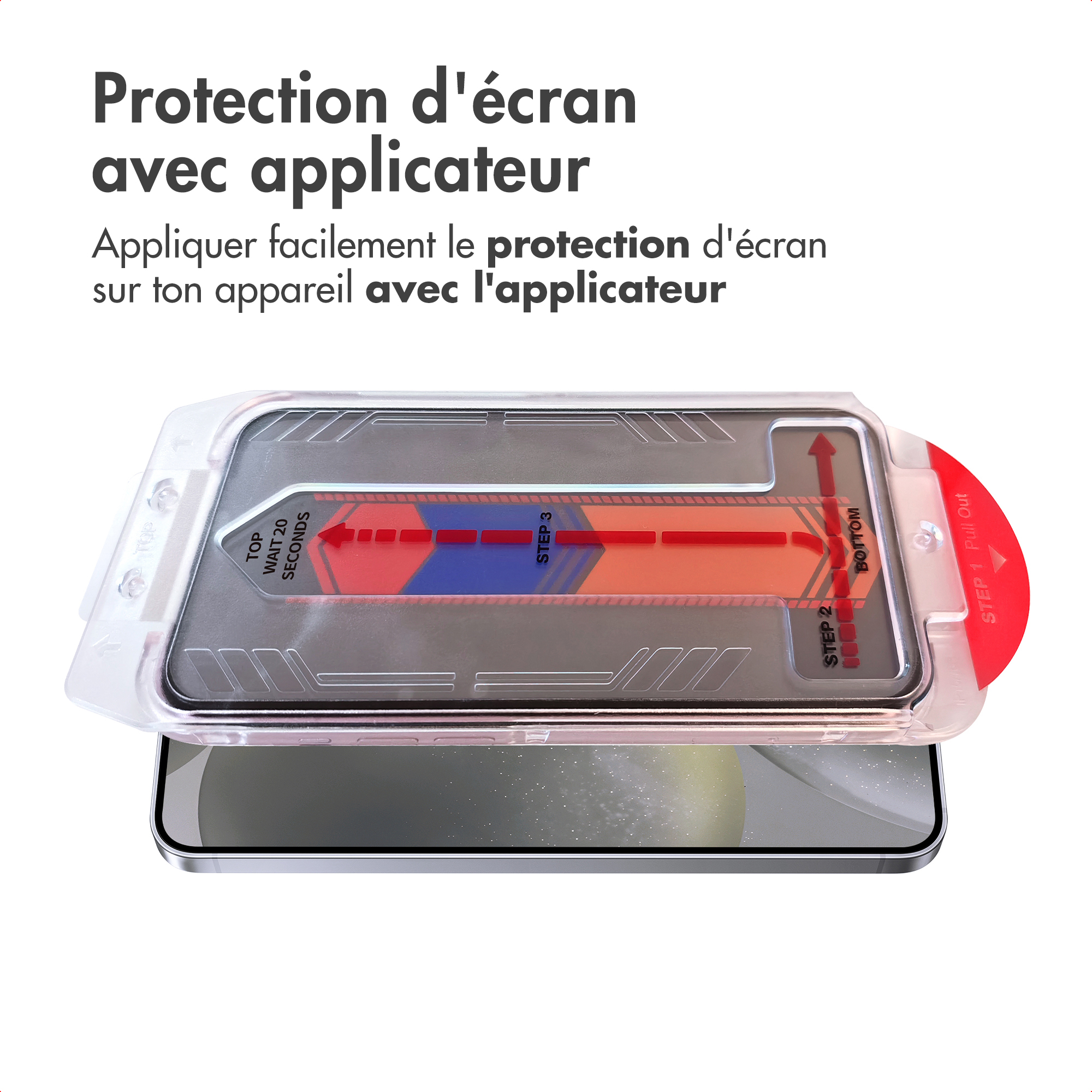 Accezz Gehard Glas Privacy Screenprotector + Applicator Samsung Galaxy S24 / S25 - Afbeelding 8