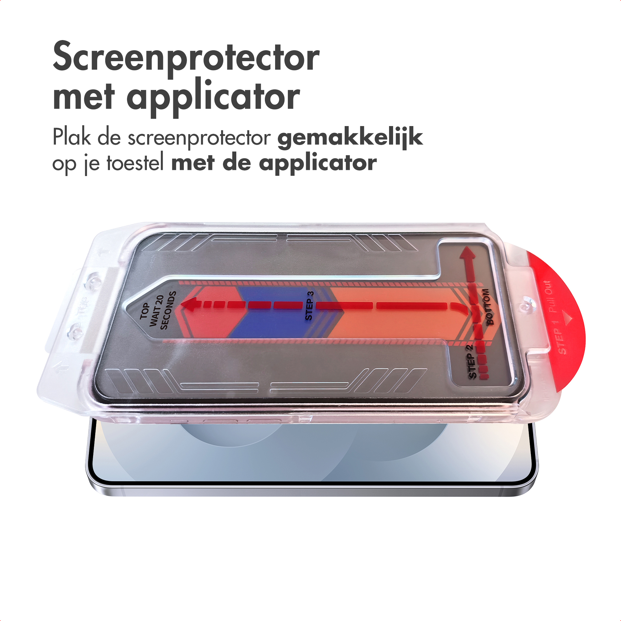 Accezz Gehard Glas Privacy Screenprotector + Applicator Samsung Galaxy S24 Plus / S25 Plus - Afbeelding 7