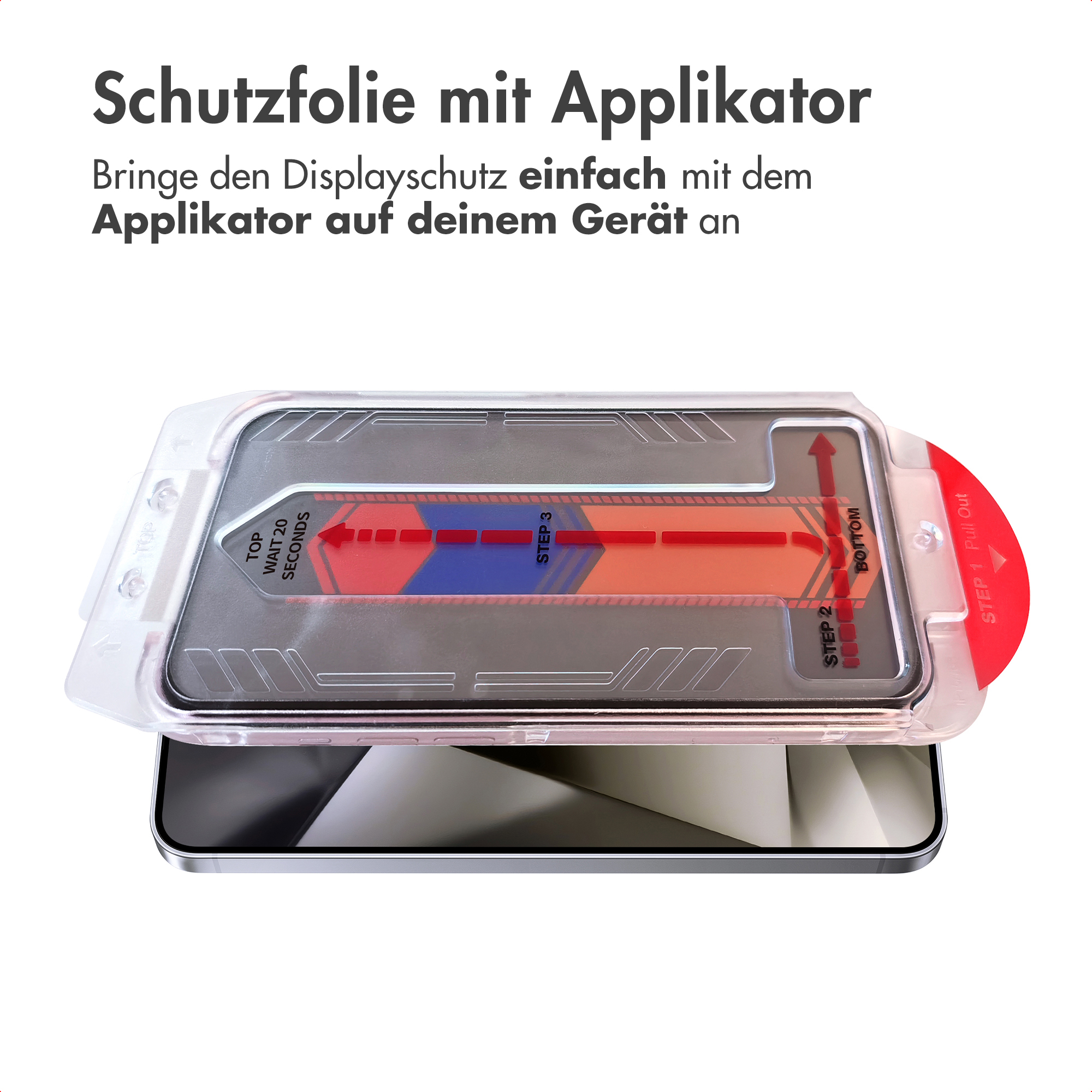 Accezz Gehard Glas Privacy Screenprotector + Applicator Samsung Galaxy S24 Ultra - Afbeelding 9