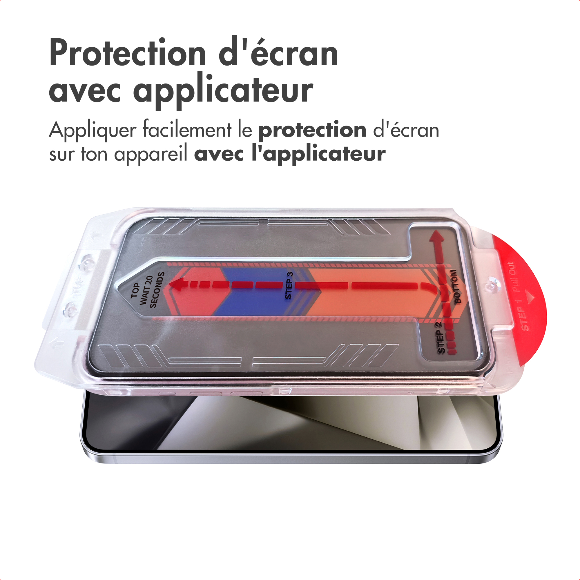 Accezz Gehard Glas Privacy Screenprotector + Applicator Samsung Galaxy S24 Ultra - Afbeelding 8