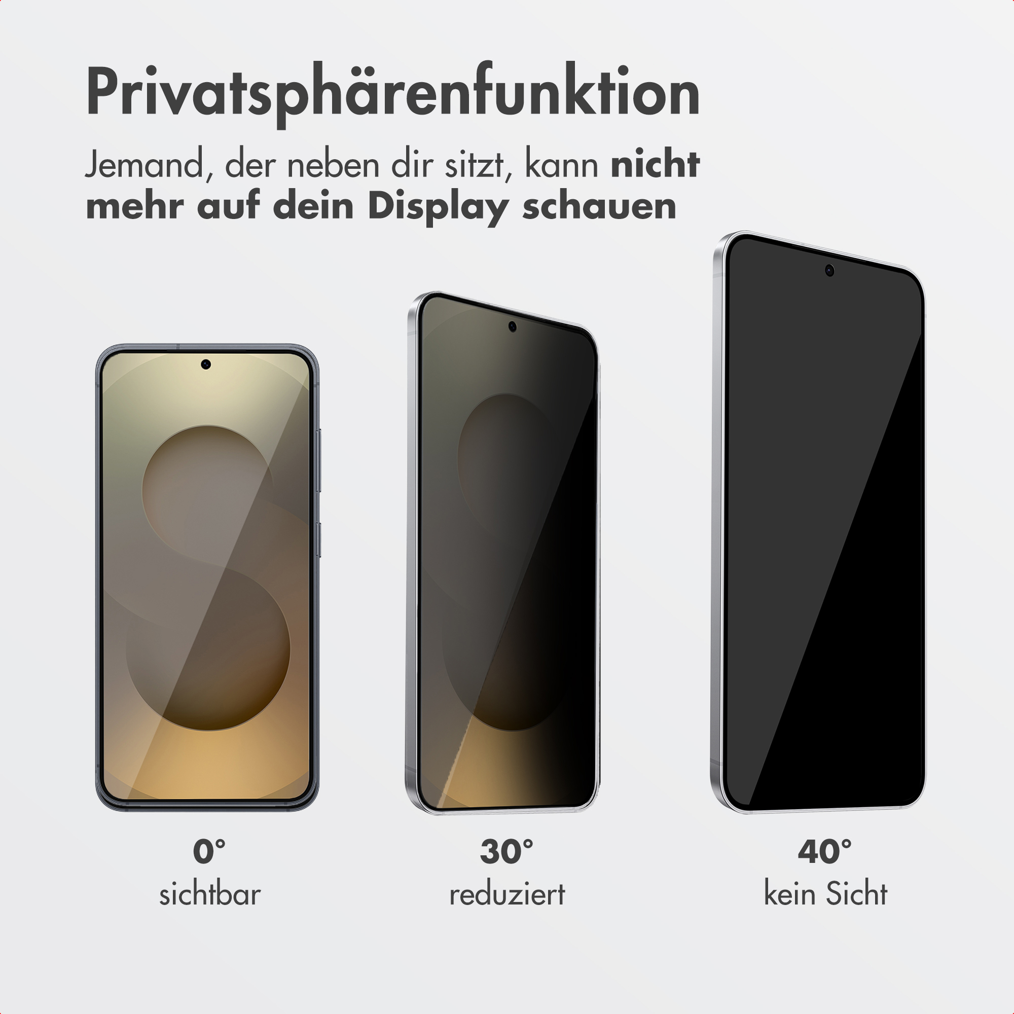 Accezz Gehard Glas Privacy Screenprotector + Applicator Samsung Galaxy S25 Ultra - Afbeelding 5