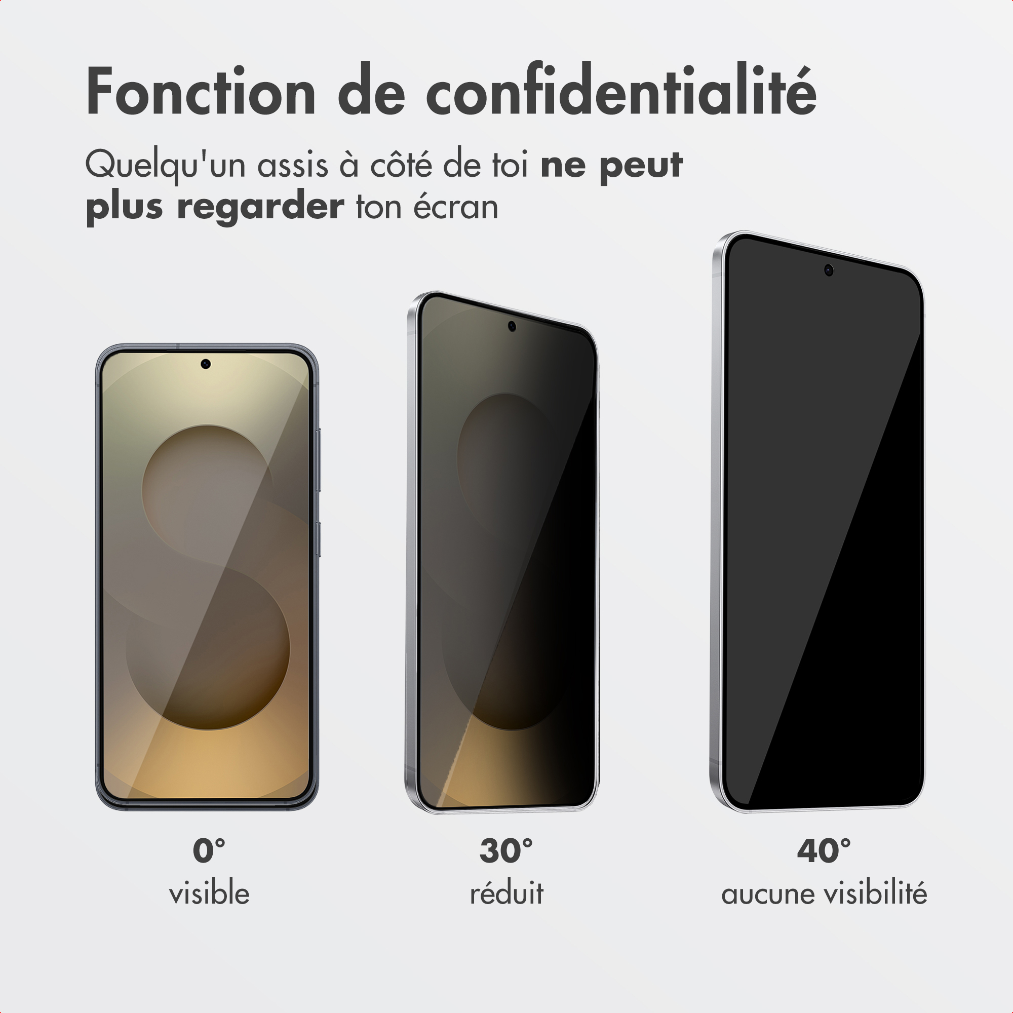 Accezz Gehard Glas Privacy Screenprotector + Applicator Samsung Galaxy S25 Ultra - Afbeelding 4