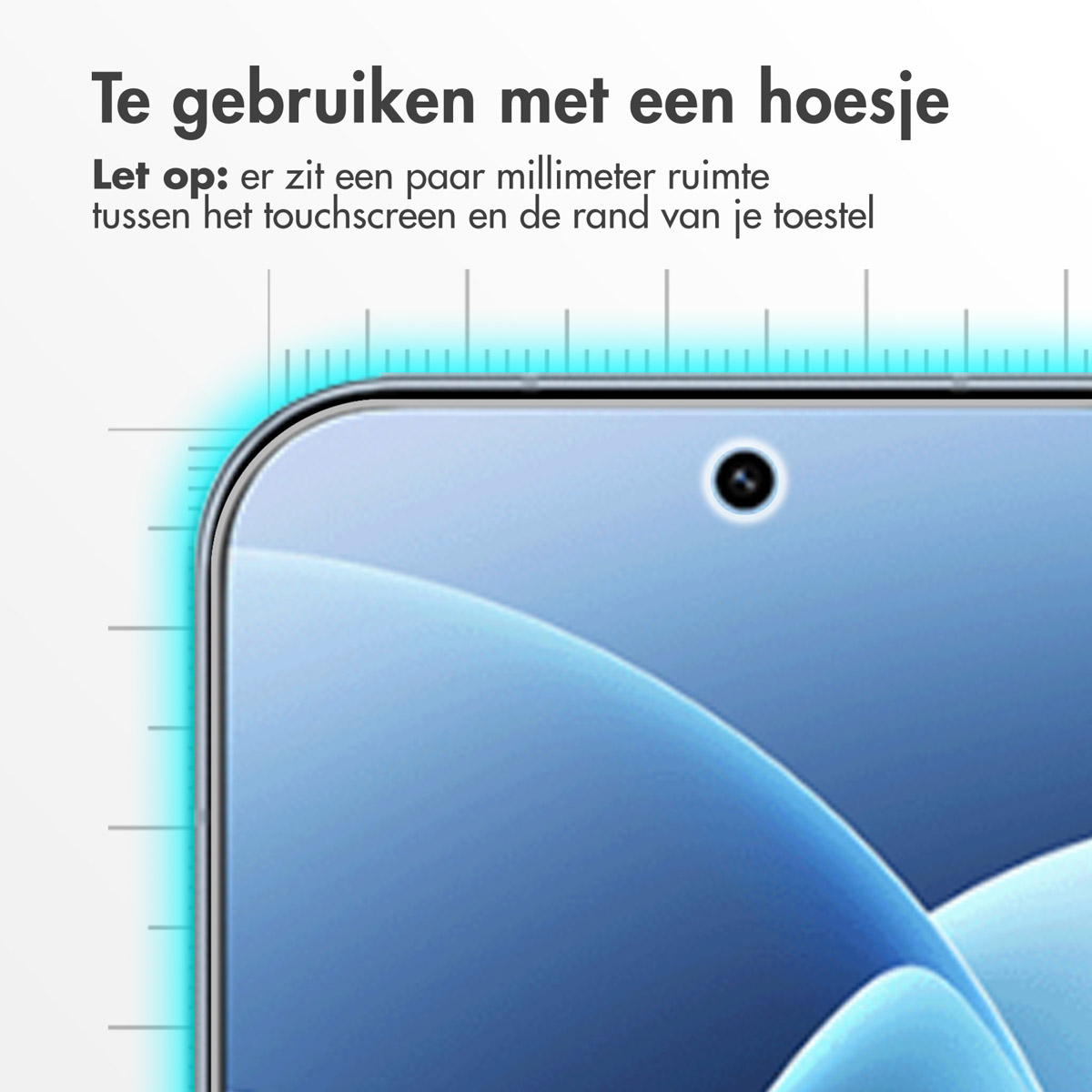 Accezz Gehard Glas Screenprotector Xiaomi 17 - Afbeelding 9