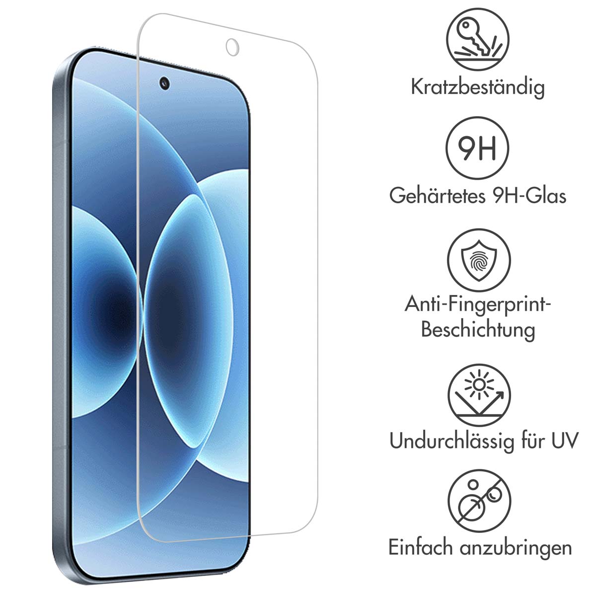 Accezz Gehard Glas Screenprotector Xiaomi 17 - Afbeelding 4