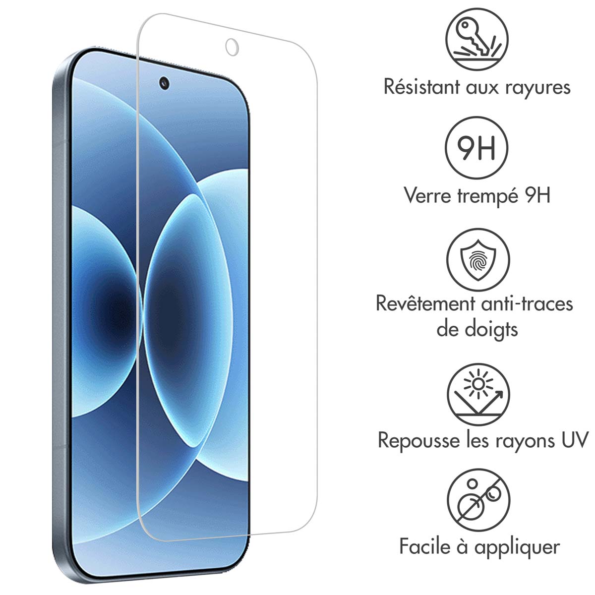Accezz Gehard Glas Screenprotector Xiaomi 17 - Afbeelding 5