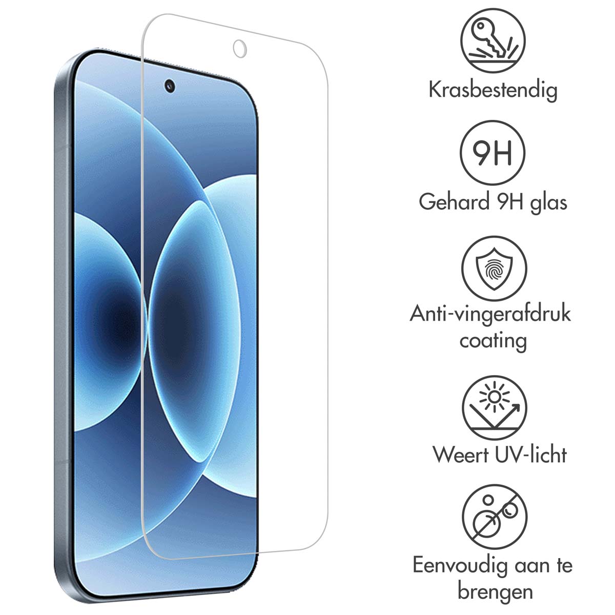Accezz Gehard Glas Screenprotector Xiaomi 17 - Afbeelding 6