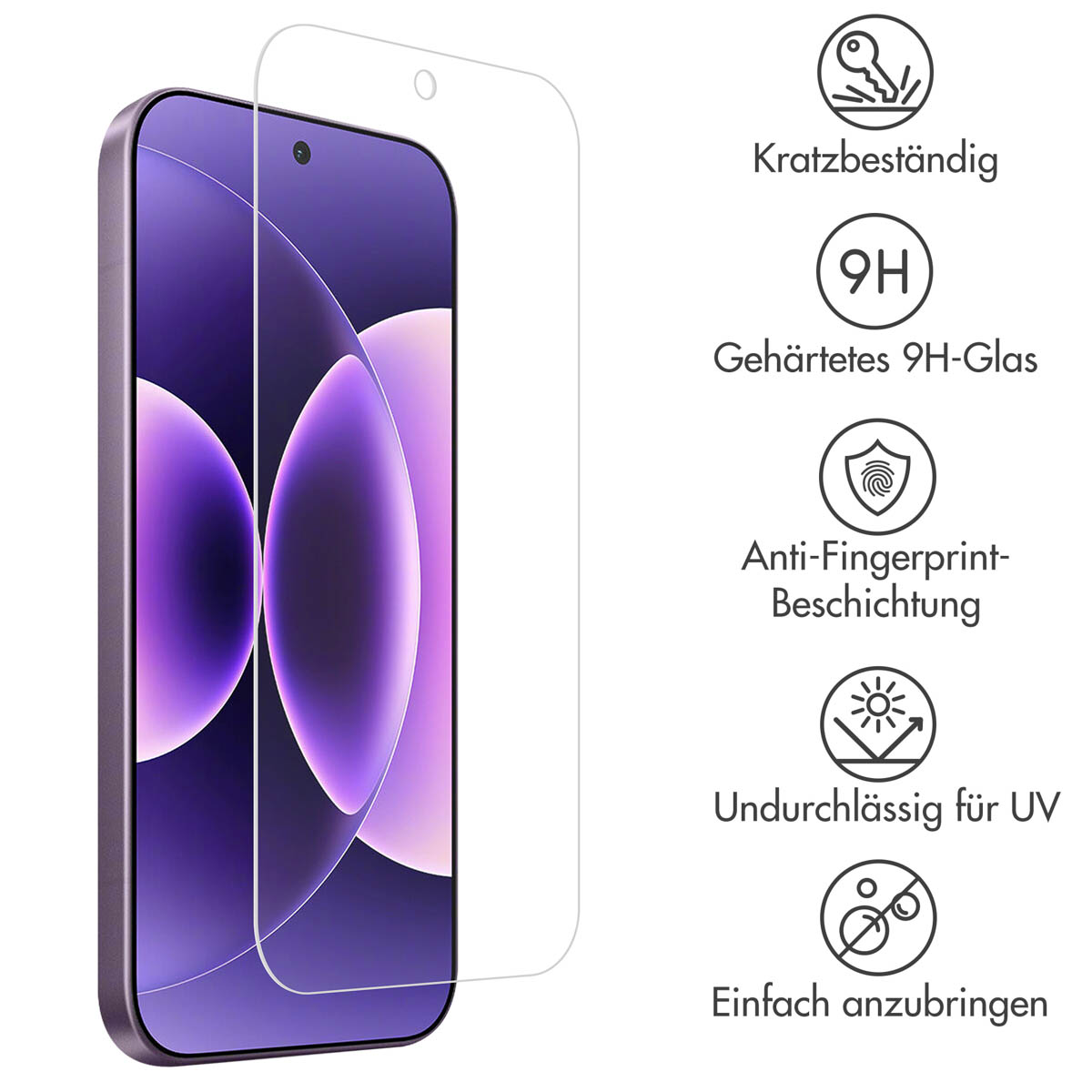 Accezz Gehard Glas Screenprotector Xiaomi 17 Pro Max - Afbeelding 4