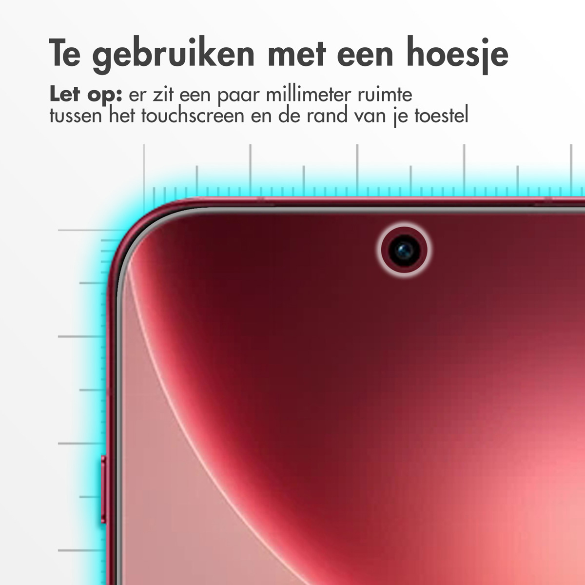 Accezz Gehard Glas Screenprotector Oppo Find X9 Pro - Afbeelding 9