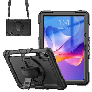 Accezz Rugged Backcover met schouderstrap Xiaomi Redmi Pad 2 - Zwart