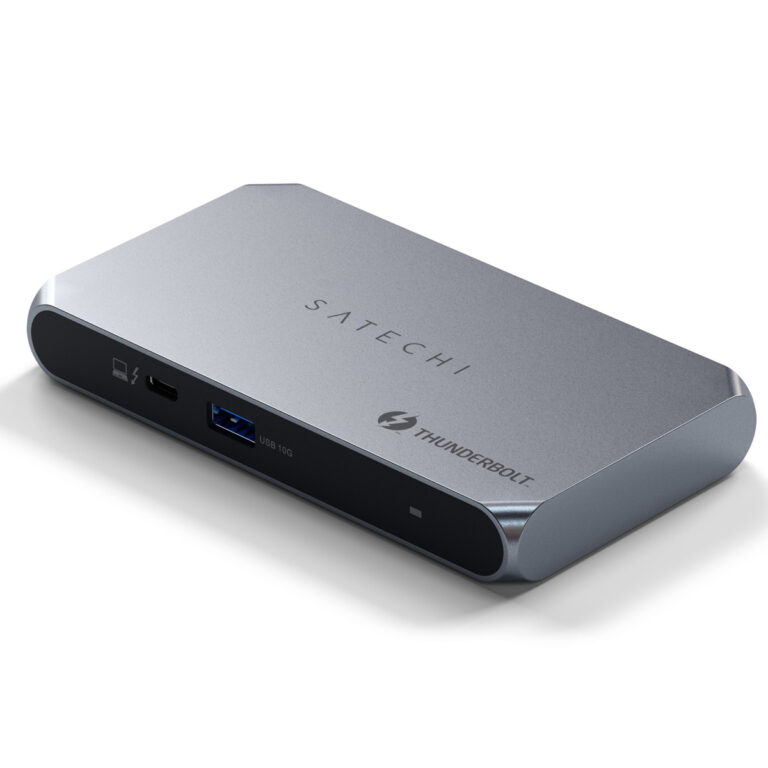 Satechi Thunderbolt 4 Slim Hub Pro - Desktop hub Mac, iPhone, iPad en Windows - Space Gray - Afbeelding 2