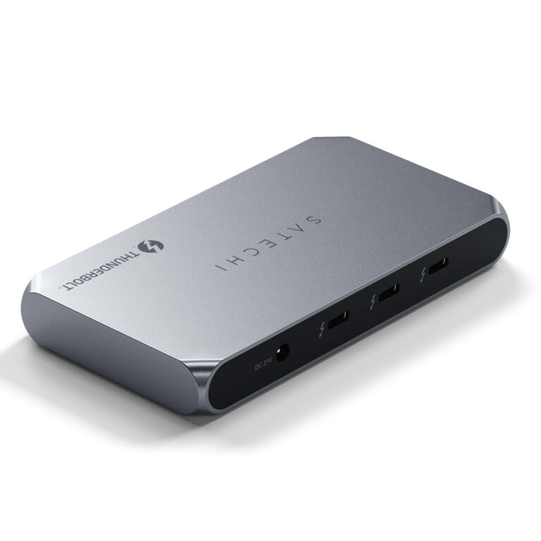 Satechi Thunderbolt 4 Slim Hub Pro - Desktop hub Mac, iPhone, iPad en Windows - Space Gray - Afbeelding 6