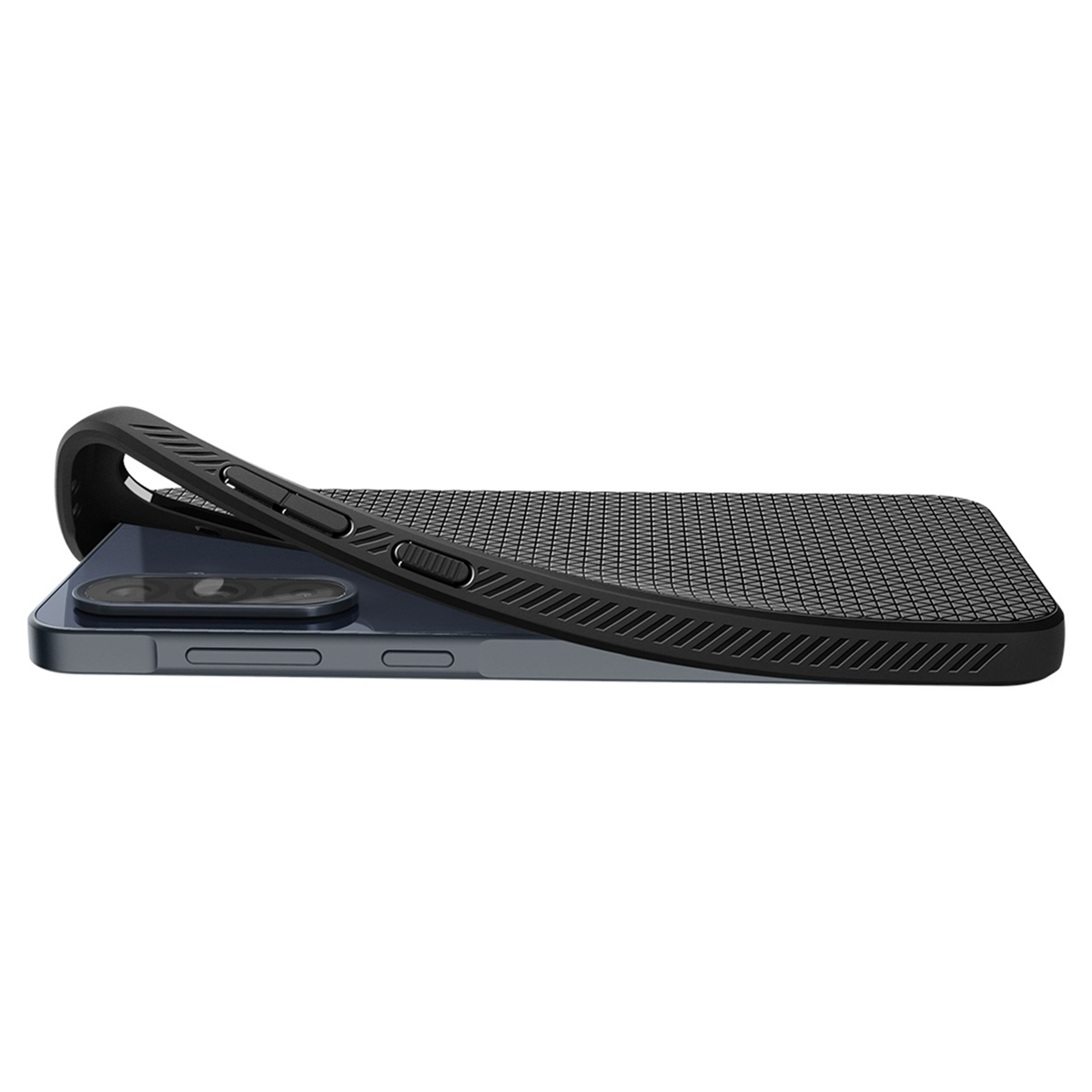 Spigen Liquid Air™ Backcover Samsung Galaxy A36 - Matte Black - Afbeelding 7