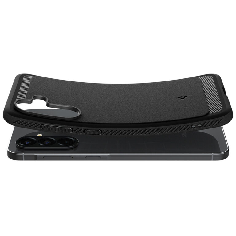 Spigen Rugged Armor Backcover Samsung Galaxy A56 - Matte Black - Afbeelding 3