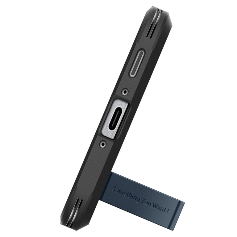 Spigen Tough Armor Backcover Samsung Galaxy A36 - Metal Slate - Afbeelding 6