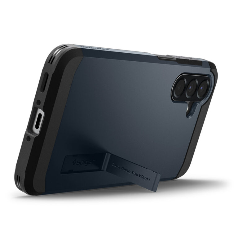 Spigen Tough Armor Backcover Samsung Galaxy A36 - Metal Slate - Afbeelding 2