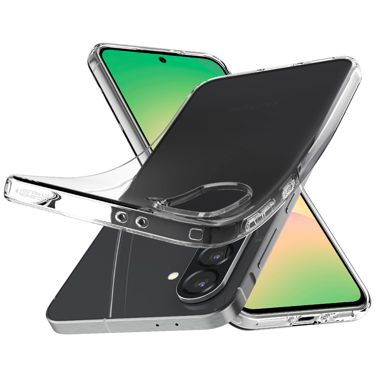 Spigen Liquid Crystal Backcover Samsung Galaxy A56 - Crystal Clear - Afbeelding 3