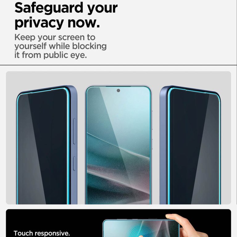 Spigen GLAStR Privacy EZ Fit Screenprotector + Applicator Samsung Galaxy S24 Plus / S25 Plus - Afbeelding 9