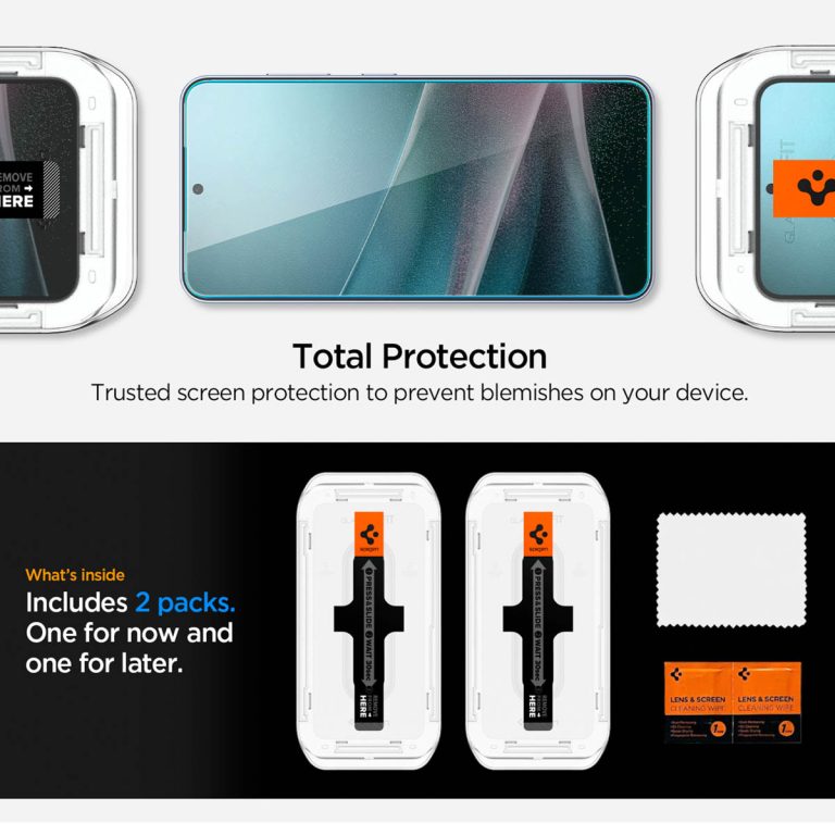 Spigen GLAStR Privacy EZ Fit Screenprotector + Applicator Samsung Galaxy S24 / S25 - Afbeelding 4
