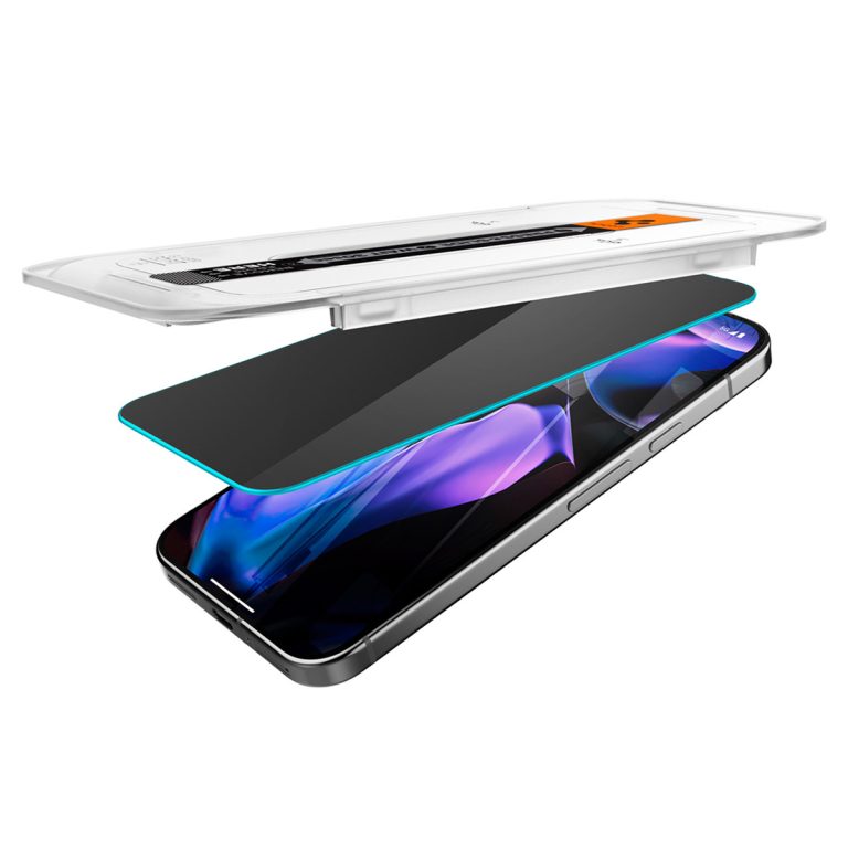 Spigen GLAStR Privacy EZ Fit Screenprotector + Applicator Google Pixel 9 / 9 Pro / 10 / 10 Pro - Afbeelding 9