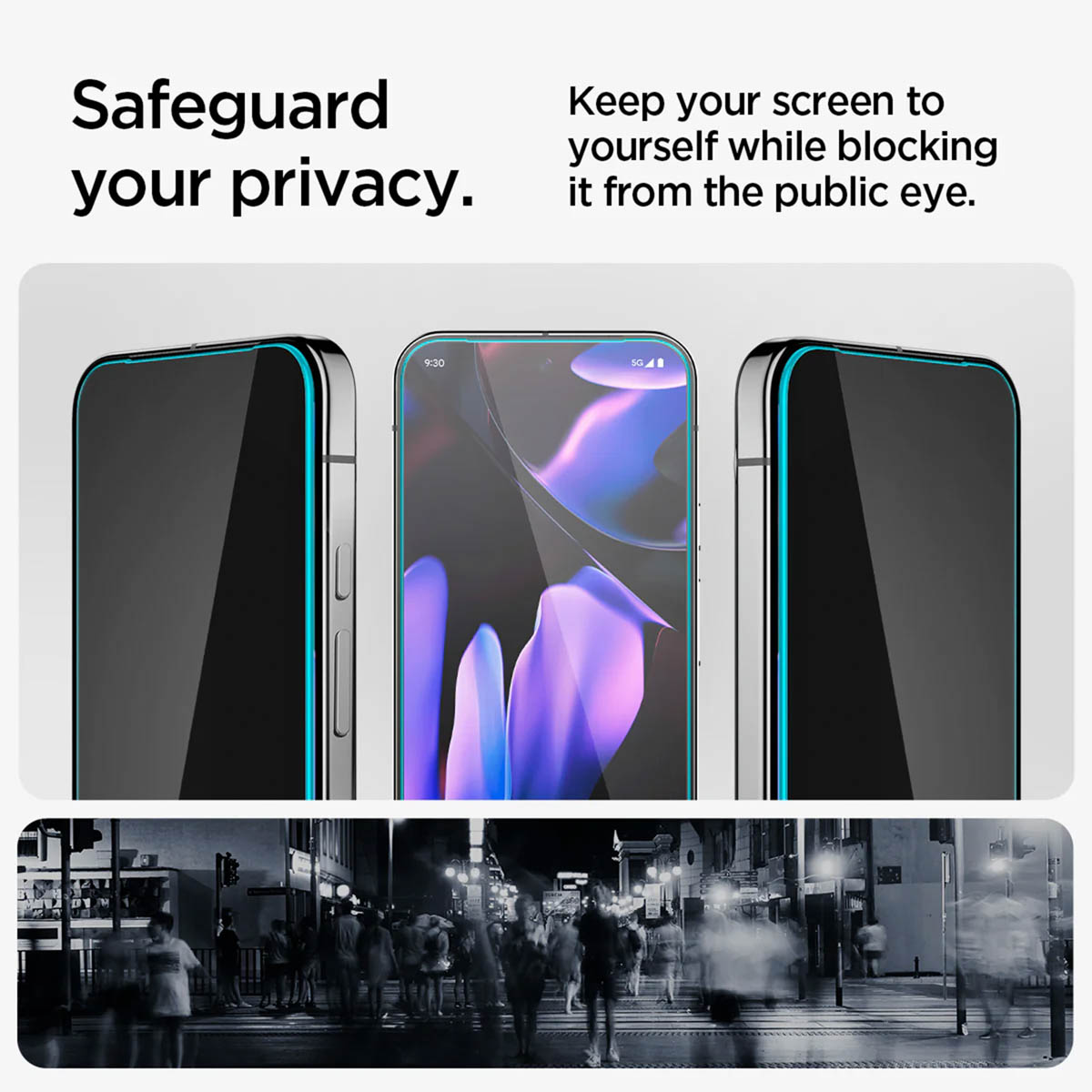 Spigen GLAStR Privacy EZ Fit Screenprotector + Applicator Google Pixel 9 Pro XL / 10 Pro XL - Afbeelding 10