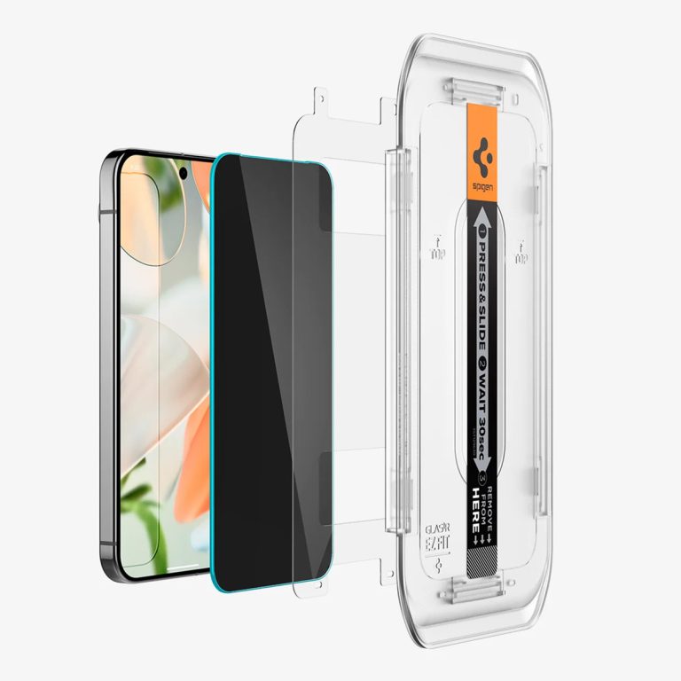 Spigen GLAStR Privacy EZ Fit Screenprotector + Applicator Google Pixel 9 Pro XL / 10 Pro XL - Afbeelding 4