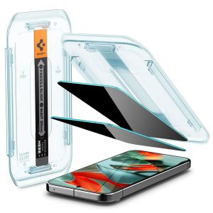 Spigen GLAStR Privacy EZ Fit Screenprotector + Applicator Google Pixel 9 Pro XL / 10 Pro XL