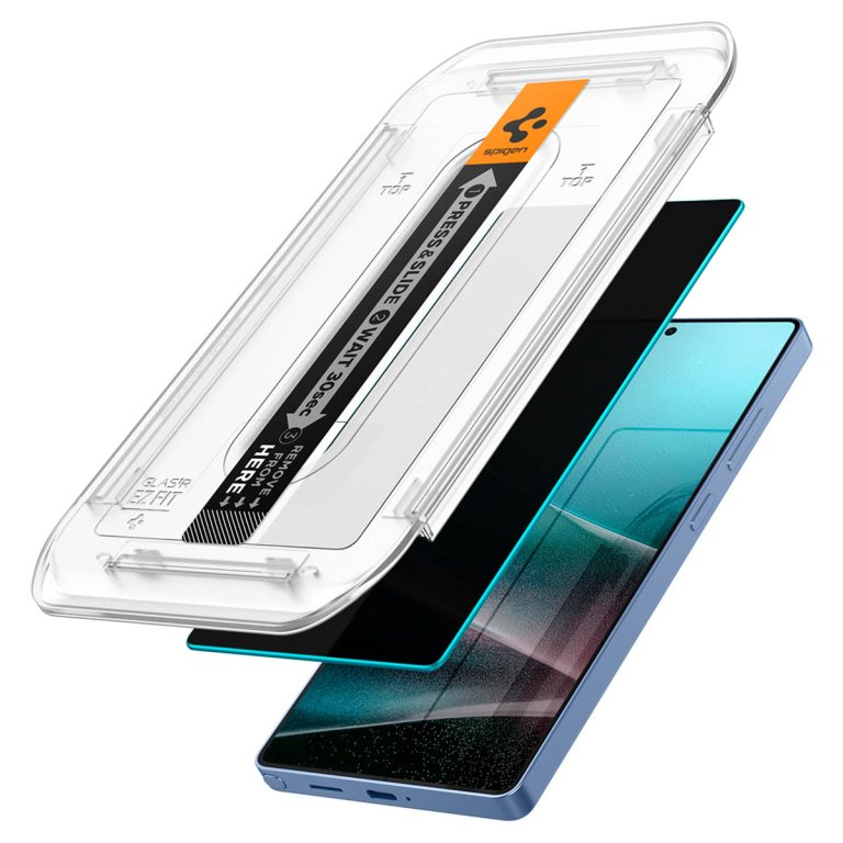 Spigen GLAStR Privacy EZ Fit Screenprotector + Applicator Samsung Galaxy S25 Ultra - Afbeelding 2