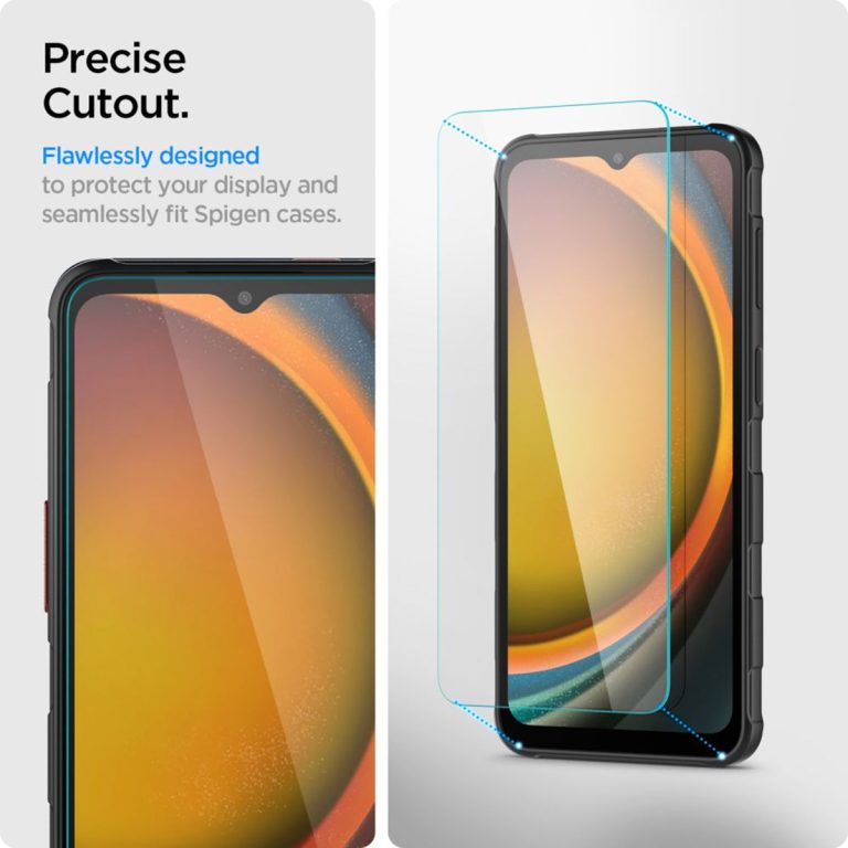 Spigen GLAStR EZ Fit Screenprotector 2 Pack + Applicator Samsung Galaxy Xcover 7 Pro - Afbeelding 5