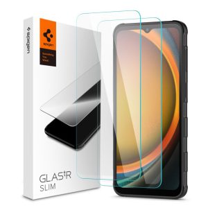 Spigen GLAStR EZ Fit Screenprotector 2 Pack + Applicator Samsung Galaxy Xcover 7 Pro