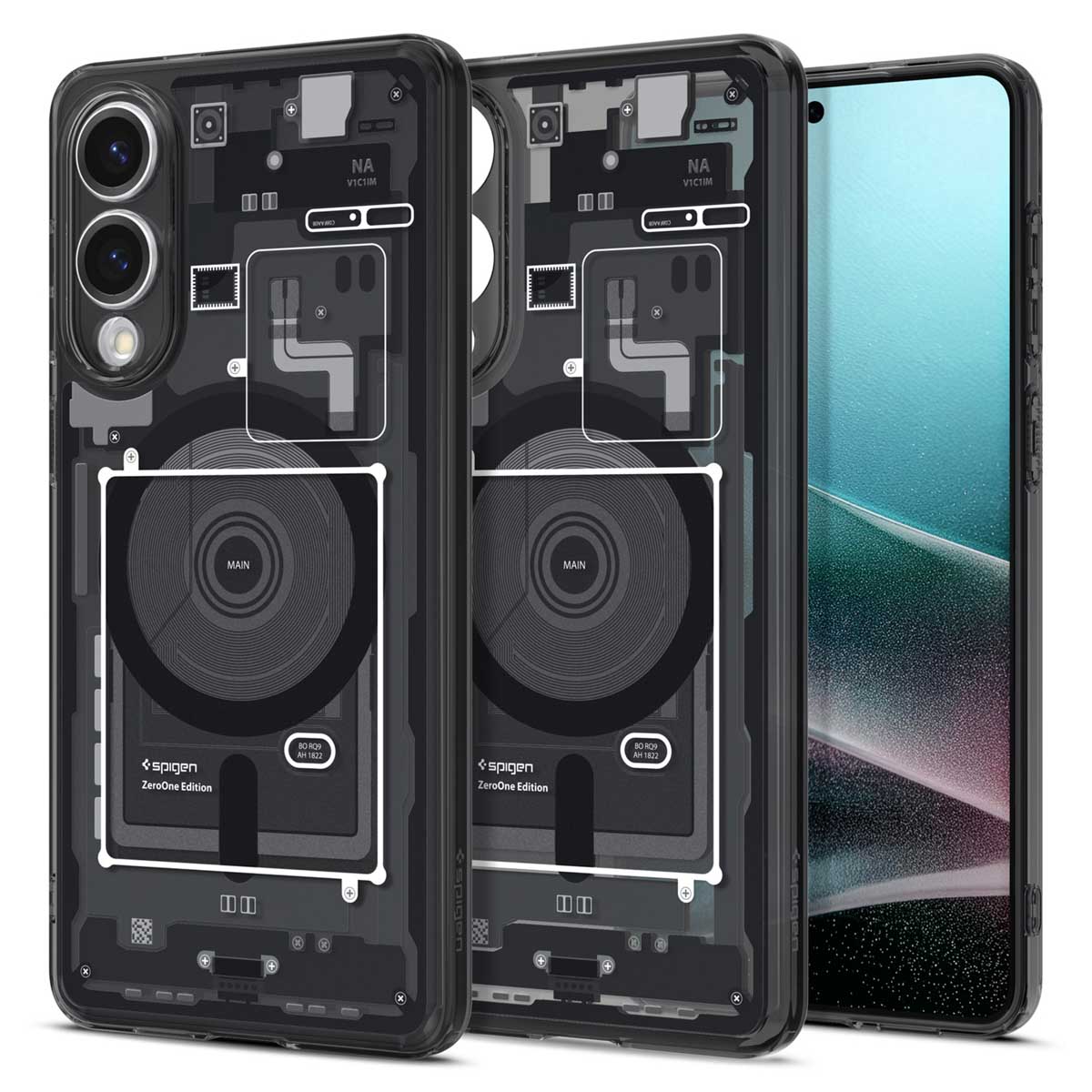 Spigen Ultra Hybrid Zero One MagFit Backcover Samsung Galaxy S25 Edge – Zwart