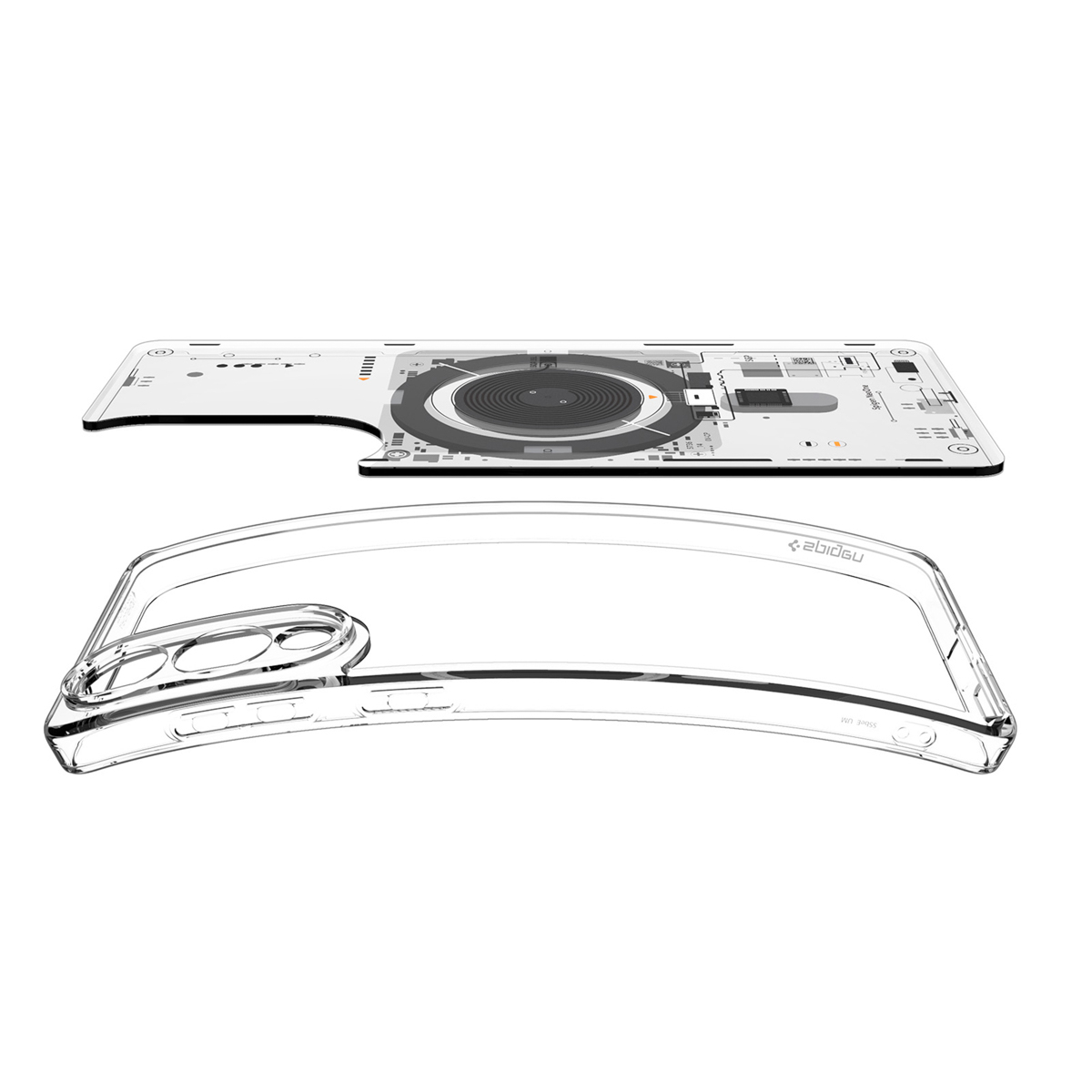 Spigen Ultra Hybrid Zero One MagFit Backcover Samsung Galaxy S25 Edge - Clear - Afbeelding 5