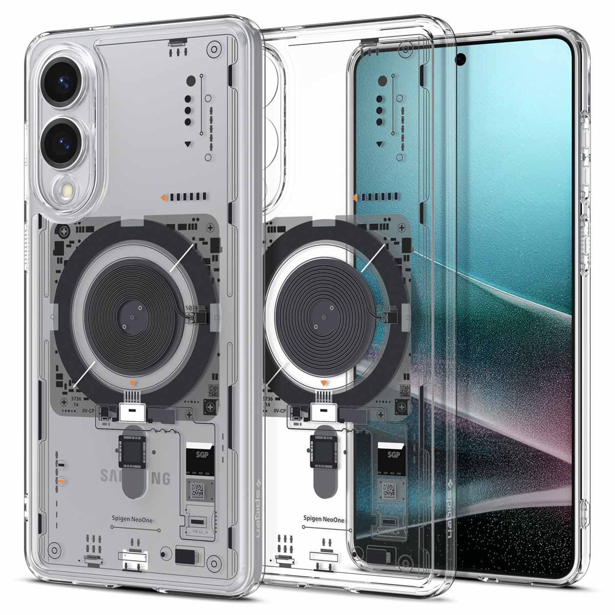 Spigen Ultra Hybrid Zero One MagFit Backcover Samsung Galaxy S25 Edge – Clear
