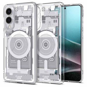 Spigen Ultra Hybrid Zero One MagFit Backcover Samsung Galaxy S25 Edge - Wit