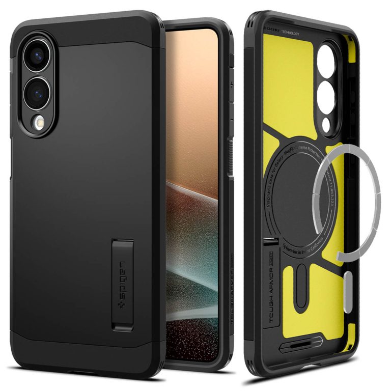 Spigen Tough Armor Backcover MagSafe Samsung Galaxy S25 Edge - Zwart - Afbeelding 10