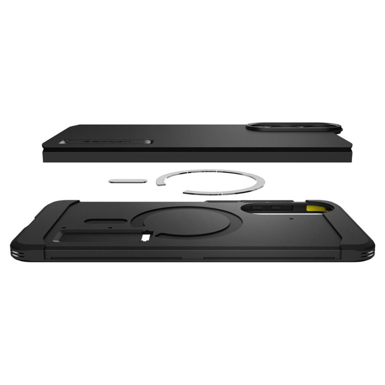 Spigen Tough Armor Backcover MagSafe Samsung Galaxy S25 Edge - Zwart - Afbeelding 7