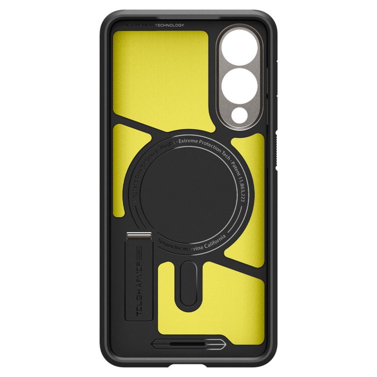 Spigen Tough Armor Backcover MagSafe Samsung Galaxy S25 Edge - Gunmetal - Afbeelding 9