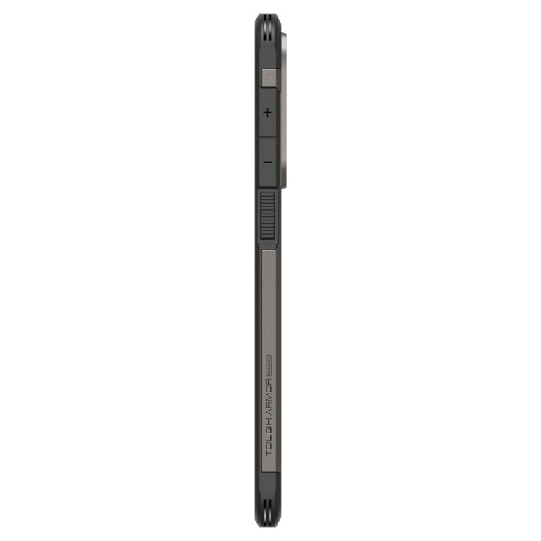 Spigen Tough Armor Backcover MagSafe Samsung Galaxy S25 Edge - Gunmetal - Afbeelding 5