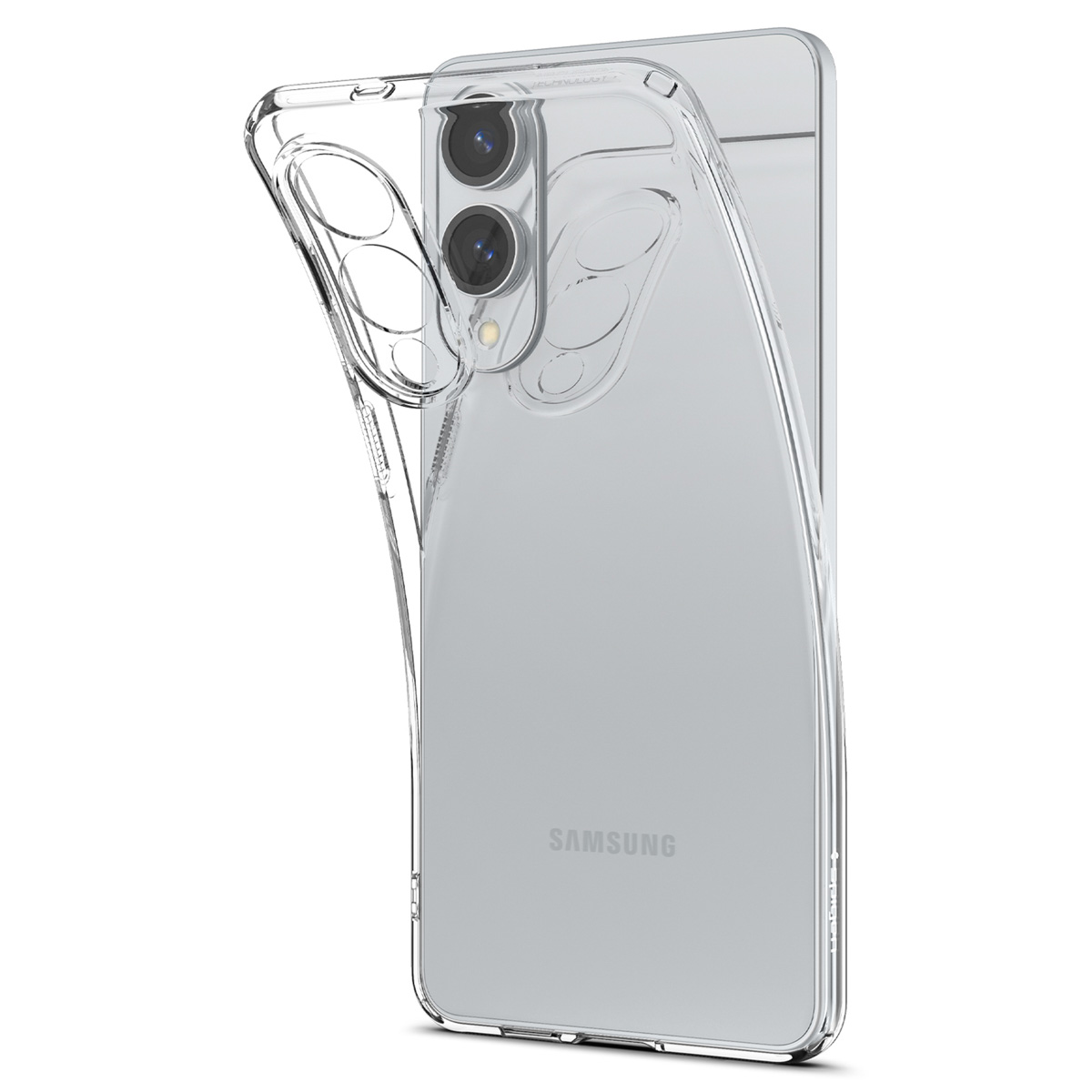 Spigen Liquid Crystal Backcover Samsung Galaxy S25 Edge - Crystal Clear - Afbeelding 8