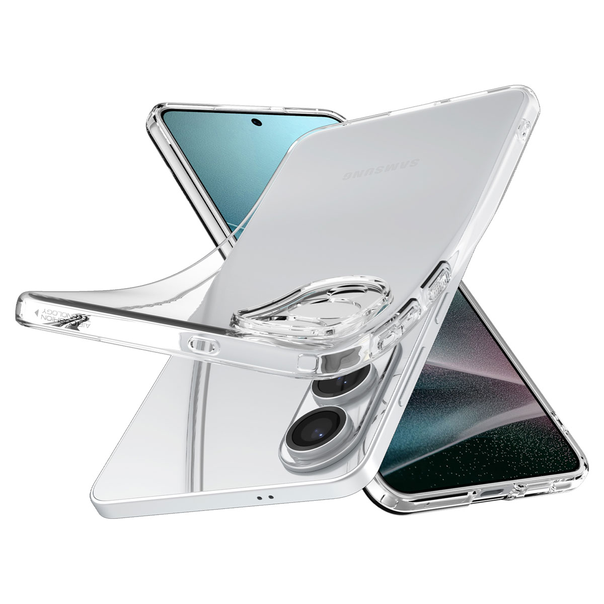Spigen Liquid Crystal Backcover Samsung Galaxy S25 Edge - Crystal Clear - Afbeelding 2