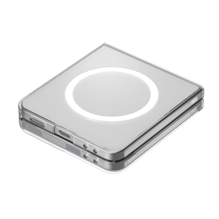 Spigen AirSkin Backcover MagSafe Samsung Galaxy Z Flip 7 - Clear / White - Afbeelding 6