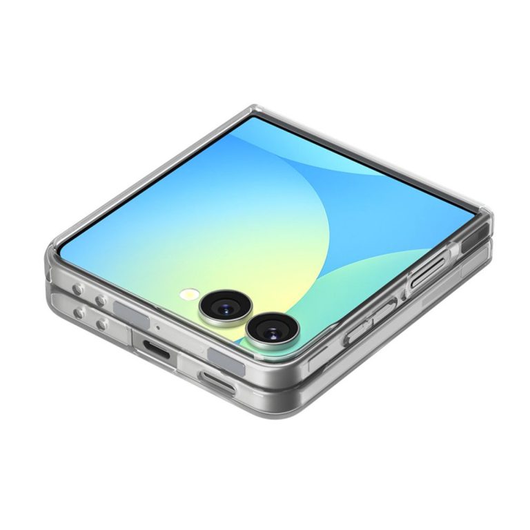 Spigen AirSkin Backcover MagSafe Samsung Galaxy Z Flip 7 - Clear / White - Afbeelding 7