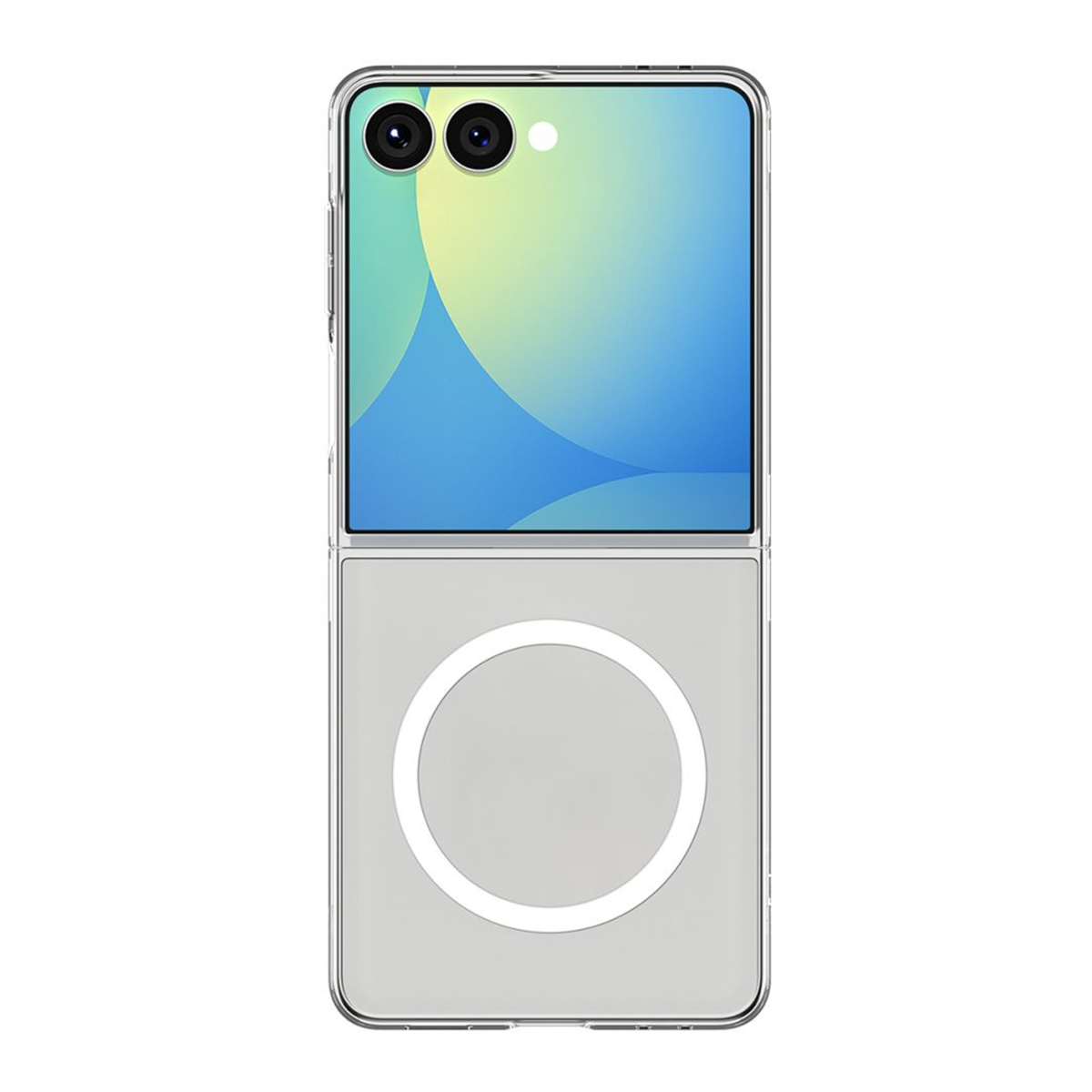 Spigen AirSkin Backcover MagSafe Samsung Galaxy Z Fold 7 - Clear / White - Afbeelding 2