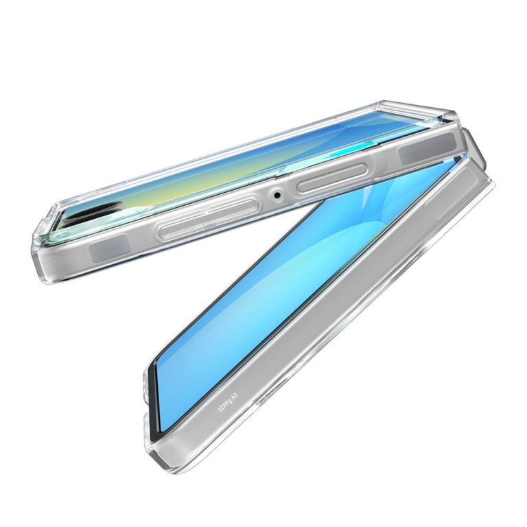Spigen AirSkin Backcover MagSafe Samsung Galaxy Z Flip 7 - Clear / White - Afbeelding 4