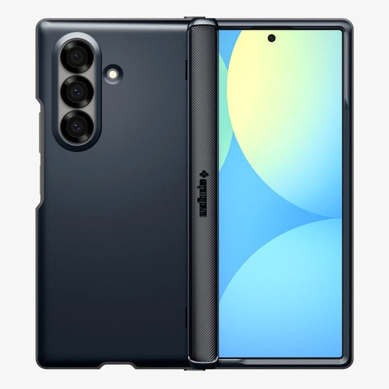Spigen Slim Armor Pro MagFit Backcover Samsung Galaxy Z Fold 7 - Metal Slate - Afbeelding 4