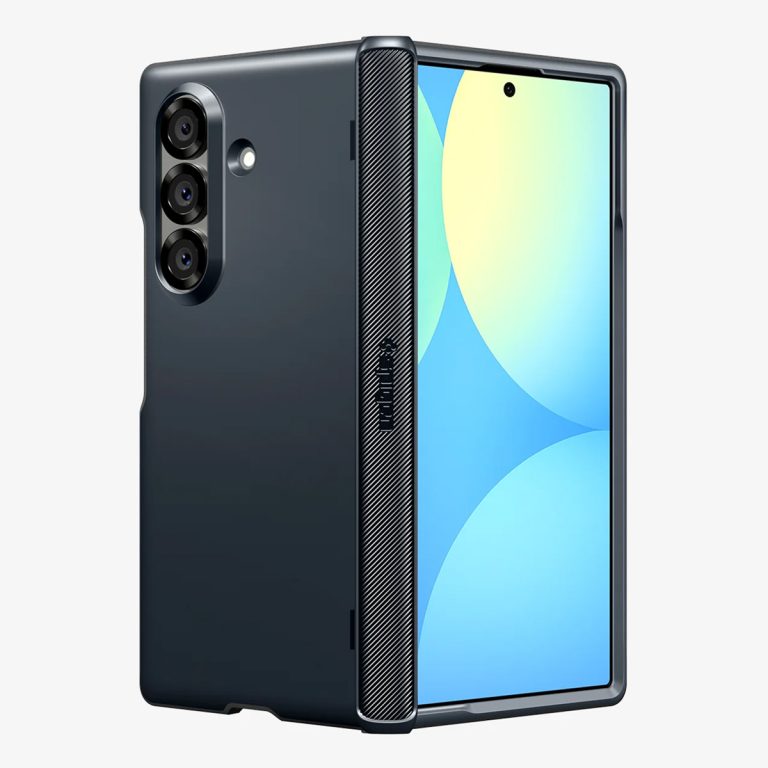 Spigen Slim Armor Pro MagFit Backcover Samsung Galaxy Z Fold 7 - Metal Slate - Afbeelding 2