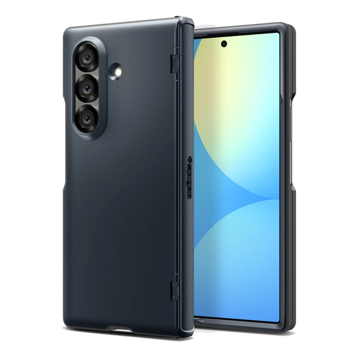 Spigen Slim Armor Pro MagFit Backcover Samsung Galaxy Z Fold 7 – Metal Slate