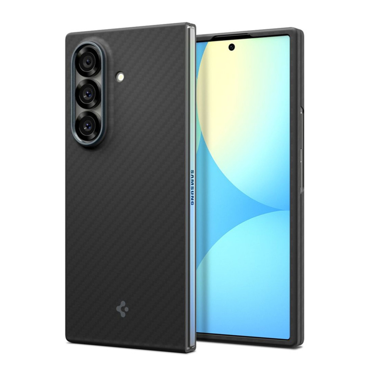 Spigen AirSkin Backcover Samsung Galaxy Z Fold 7 – Aramid Black