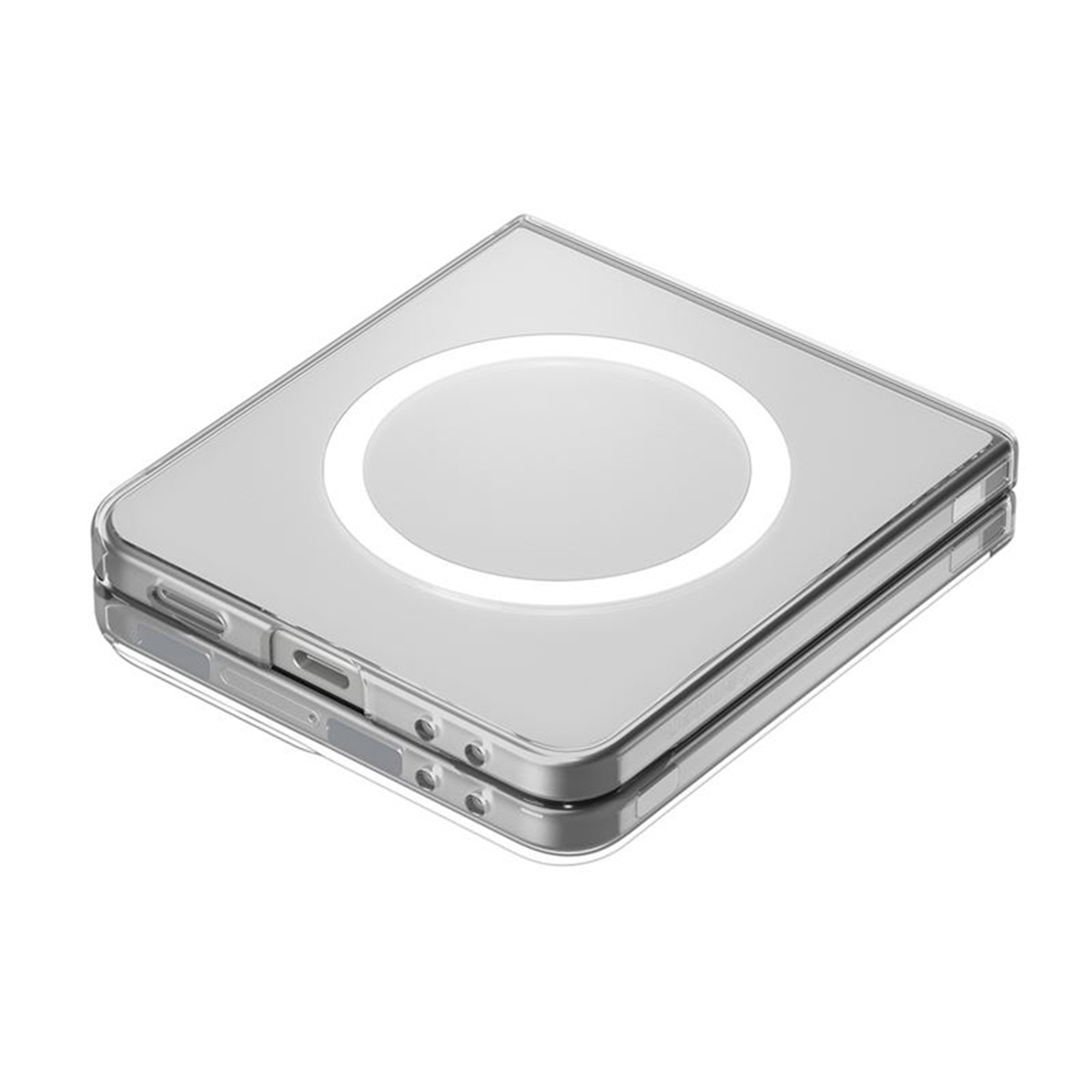 Spigen AirSkin Backcover MagSafe Samsung Galaxy Z Flip 6 / Flip 7 FE - Clear / White - Afbeelding 8