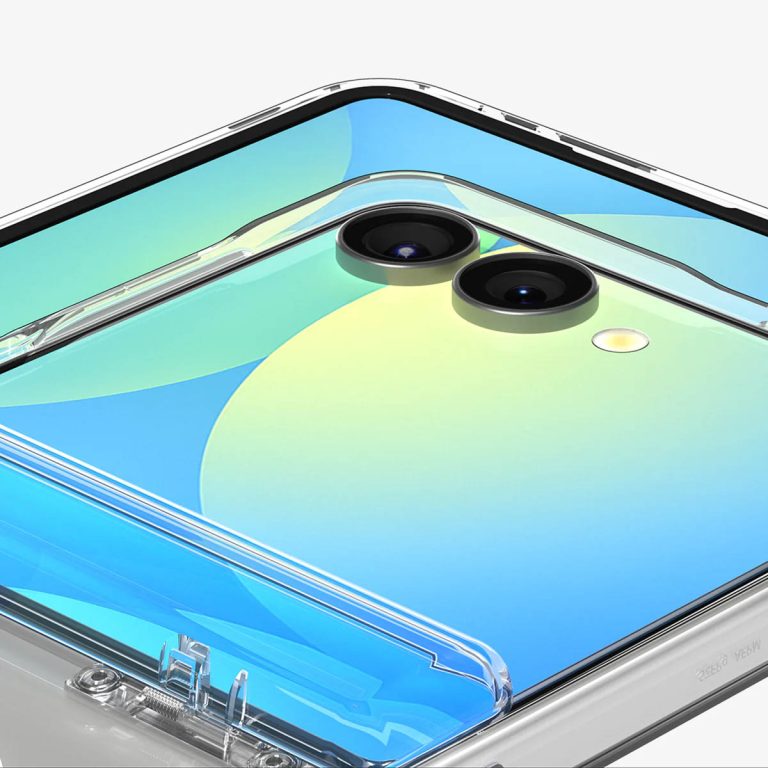 Spigen Ultra Hybrid Pro MagFit Backcover Samsung Galaxy Z Flip 7 - Clear / White - Afbeelding 7